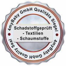 4myBaby GmbH, cuscino per panca per 2 persone, 120 x 40 x 13 – 16 cm, in diversi colori (grigio)