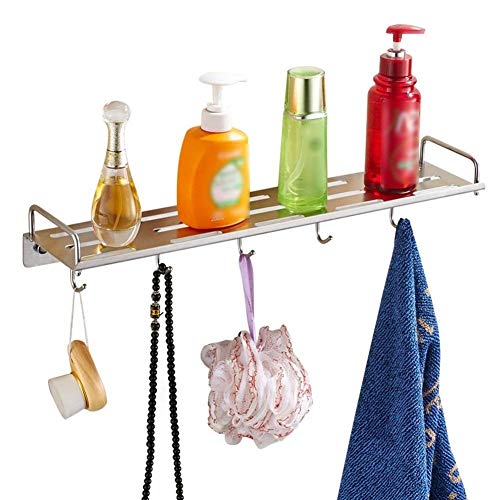 NHLBD Mensola da Bagno, mensola portaoggetti - Doccia scaffali e Ripiani, mensole Compact Bagagli Rettangolare for partizione Bagno Attrezzatura da Bagno (Dimensioni: 60cm) (Size : 60cm)
