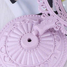 ZXFMT Specchio per Il Trucco, a Forma di Cuore Tavolo Girevole Specchio Compatto Comò in plastica Specchi Beige Rosa Blu Strumento cosmetico 2 Lati