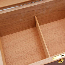 Umidificatore Idratante A Temperatura Costante Armadio per Sigari Set per Fumatori di Sigari Accessori per Sigari Scatola Idratante in Legno di Cedro può Contenere 50 Sigari