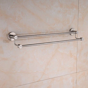 MBYW Portasciugamani Moderno Minimalista Portasciugamani Elegante per Il Bagno di Moda Portasciugamani da Bagno in Acciaio Inox 304 con Doppio portasciugamani  Adatto per Bagno,Cucina, Ufficio