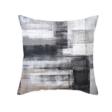 Federe Cuscini Divano 45X45,Fodera Per Cuscino Stampata Ad Acquerello Astratto Geometrico, Gettare Fodere Per Cuscini, Cuscino Per Divano Auto, Set Di 4 Articoli Per La Decorazione Della Casa, Grigio