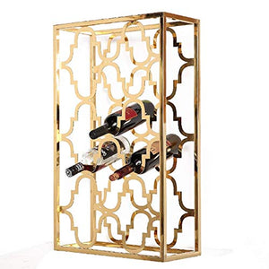 LHQ-HQ Vino Supporto della cremagliera del Vino del Vino del Metallo Rack Interno di casa Vino Bagagli Banco di Mostra anticorrosione antiruggine Governo del Vino Sicuro e Stabile Holder Vino
