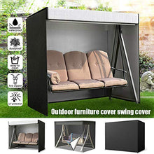 TTFLY - Coprisedile per dondolo, impermeabile a 3 posti, copertura per protezione solare 210D, Oxford da giardino