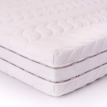 Materasso a molle insacchettate indipendenti, 7 zone differenziate, sfoderabile, con ioni d'argento - mod. Rita - 80 x 190 cm (singolo)