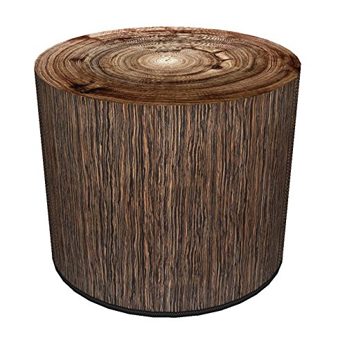 BERTONI Pouf da giardino per sedersi puffer pouf rotondo ottomano mobili da giardino (KEMPAS)