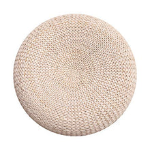 Tatami-Cuscino per sedile piatto in paglia lavorata a mano,Giardino Sala da pranzo Decorazioni, realizzato a mano,cuscino per yoga, cuscino da meditazione per la casa All'aperto Facile da trasportar