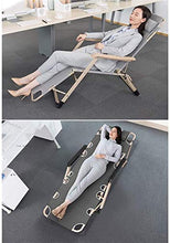 HaoLi Sedia Pieghevole reclinabile, Sedia Pieghevole reclinabile Sedia da Ufficio Portatile Sedia Relax con Supporto poggiatesta, Sdraio