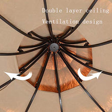 HLZY Gazebo da Giardino Gazebo for Patios con scrivania, Backyard Gazebo del baldacchino Esterna Padiglione Garden Courtyard Canopy, for Patio Giardino Bar a Bordo Tettoia da Esterno