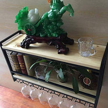 LLT Wine Rack, Cremagliera Della Decorazione Della Parete Della Novità, Wine Rack Mensola Di Vetro a Parete Fissaggio Bottiglie Multi-Funzionale Mensola Del Vino e Calici Ristorante Bar