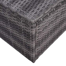 vidaXL Set Divani da Giardino 6pz con Cuscini Funzionale Impermeabile Facile da Pulire Modulare Resistente Rustico Sofà Divanetti in Polyrattan Grigio