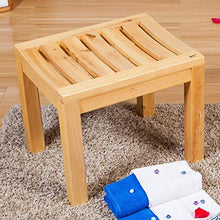 AYHa Bagno Sgabello Cedar Bench spogliatoio Sgabello Piazza pranzo sgabello da bagno Sgabello con impermeabile Slat Tipo Seduto Surface,42 * 34 * 35cm