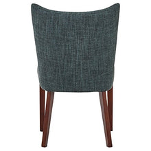 Marchio Amazon - Rivet, sedie ricurve da sala da pranzo modello Tina, stile moderno, 92 cm, 2 sedie, colore blu navy
