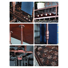 ZZSJC Upside Supporto di Vetro di Vino di Down, Ferro mensola del Vino, Wine Rack, Bottiglia di Vino Rack, Vetro Rack, Supporto del Vino, Governo del Vino, Hanging Vino Display Stand