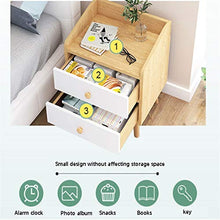 FEANG Nordico Comodino Comodino Comodino con cassettiera Bin Mini ripiano Comodino Armadio mobili per Camera da Letto e Soggiorno