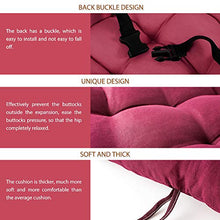 Maalr Cuscini per Sdraio da Giardino, Sdraio Cuscino per Lettino da Giardino Portatile Cuscino Reclinabile Sedia Relaxer Coprisedile per Viaggi Vacanza Interno Esterno, 50x120cm (1-Pezzi, Vino Rosso)
