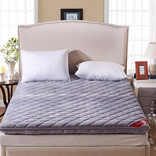 Materassi Futon, 100% Cotone Antibatterico Materasso Topper Coprimaterasso Lenzuolo Trapuntato Queen King Twin Coprimaterassi Completi,Camel,150 * 200cm/59 * 79inch