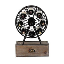 LHQ-HQ cremagliera del Vino Retro sotto l'armadietto Metallico di stoccaggio del controsoffitto cremagliera Decorazione Ornamento for Cucina-Bar, 8 Bottiglie di Vino Rack