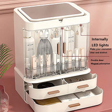 Scatola di visualizzazione cosmetica con cassettiera con cassetti con cassetti impermeabile,antipolvere,elegante armadio per il display,per il controsoffitto del bagno, cassettiera da camera da letto