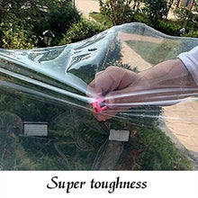 HYCy Telo di Copertura di qualità per teloni da Campeggio all'aperto, telone Impermeabile Trasparente telone Resistente alla Polvere e Antipioggia per Uso Esterno Perforato Caldo Facile da Appendere