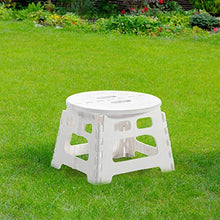 Home - Sgabello pieghevole in plastica antiscivolo, per attività all'aperto, campeggio, campeggio, pieghevole, piccolo sgabello da pesca, sgabello portatile da campeggio e da viaggio