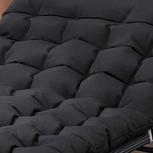 GAOFQ Lettino Prendisole Sedie da Giardino Letto Pieghevole con Materasso, Letto Singolo reclinabile Ampliato 68 cm in Cotone Nero Antiscivolo Divano Letto per Pausa Pranzo in casa