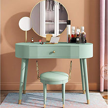 YaGFeng Dressing Table Sgabello Trucco Cassetto del Tavolo Specchio Cuscino Sollevatore Makeup Ragazza È Facile da Montare Quattro Colori per Camera Trucco Gioielleria Bagagli