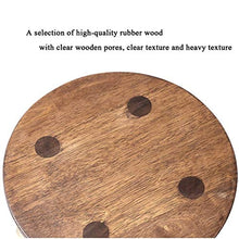 HYYDP Bagno Sgabello Mobili in Legno di Rame Sedia in Legno Piccola Sedia Cambio Moda Panchina Sgabello Rotondo Sgabello Be Applicable Compatible for Bagno Sgabello da Bagno in Gomma in Legno