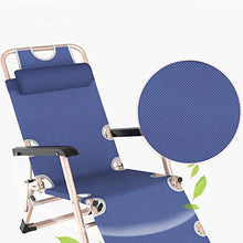 FUFU Sedie a Sdraio Lounge Chair, Sedia Pieghevole Home Lazy Lunch Break Chair Poltrona Chair Nap Nap Lounge Chair Tempo Libero Simple Chair 86 * 47 * 89cm Pieghevoli