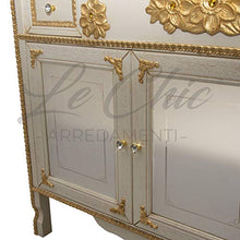 Shop Chic Arredo bagno barocco 120 cm con piano in marmo bianco
