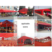 WEIJINGRIHUA PVC Rivestimento Tarpaulin Tarp Tarpe Strato di Terra Covers Tenda Tenda Impermeabile Piove Pieve Protezione Solare Sole Protezione Trasparente, Rosso, Multi Taglie, 450g / m²