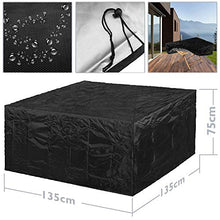 PrimeMatik - Copertura Antipolvere Impermeabile per Giardino Esterno 135x135x75cm
