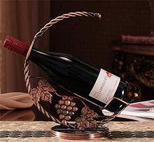 FCXBQ Portabottiglie per Vino Espositore per Vino da appoggio in Metallo per Bottiglia Singola Espositori da Terra per Rack per Decorazioni per la casa
