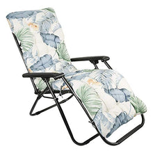 Cuscino Imbottito per Poltrona Sdraio Relax Spessa 170 x 53 cm Cuscini per Sdraio Antiscivolo Ricambio per Giardino Interni ed Esterni (Stile hawaii)