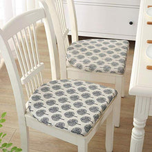 HYLX Cuscino Sedile, Cuscino Sedia, Cuscino Sgabello Rotondo, Cuscino Sedia Floreale Antiscivolo in Cotone Spesso, per Giardino, terrazza Esterna