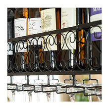 MFLASMF Wine Glass Rack, KTV Bar Glass Rack, stemware Upside Down Rack, Creative Hanging Wine Glass Rack, Wine Rack, Wine Rack (Color : White, Size : 100 * 25cm)