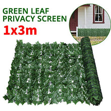 3 m x 1 m di edera artificiale pannelli per siepi di protezione della privacy, recinto da giardino, pannello di protezione della privacy, decorazione per esterni, giardino, patio e cortile