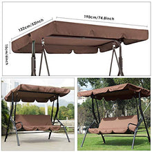 OhhGo - Set di copertura per altalena impermeabile per patio e altalena