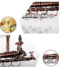 VSander Scaffali Vino Cremagliera Calice, Controsoffitto Metallico Calice Appeso Vettore Bottiglia di Vetro Telaio Nero (Dimensioni: 60 * 31 Centimetri)