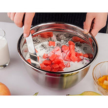 Weq Lavabo Rotondo in Acciaio Inox 304, lavabo, lavabo, zuppa, lavabo, lavabo, Verdure, condimento, pentole più Spesse 24 cm.