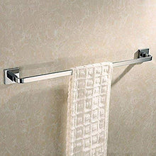 PYROJEWEL Bagno cremagliera cremagliera Barra di Rame a Parete Finitura cromata Rack Appendiabiti Singolo Montare Forato 60 Centimetri di Montaggio mensola da Bagno