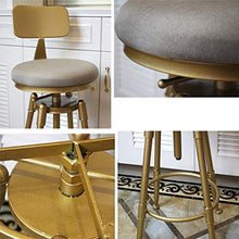 ZEH Sedia da Pranzo, Sedia a bracciolo, seggiolone, seggiolone, Sgabello Bar Sgabello orientabile poggiapiedi Regolabile Pub Cucina Home Bar Sgabello Sgabello bistrot Counter Sedia im Nord FACAI