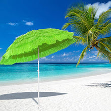 Kingsleeve Ombrellone da Spiaggia Hawaii Ø 160cm Altezza 180 cm Inclinabile e Regolabile in Altezza