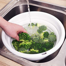 N / A Lavabo Pieghevole, lavabo Portatile, Realizzato con Materiali PP e TPR di Alta qualità, Resistente e Durevole, Adatto a più luoghi Come dormitori