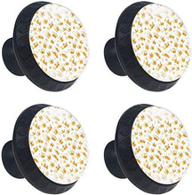Modello di corone d'oro bianco Pomelli per Porta Set di 4 Pomelli per Mobili Manopole per Cassetti Cucina Armadio Vetro