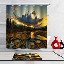LIYAN Combinazione Bagno. Immagini Chiare E Colori Vivaci Rendono Il Tuo Bagno Pieno di Vita. Accessori da Bagno. Foresta al Sole.