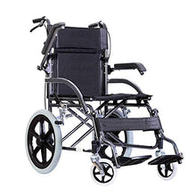 Sedia A Rotelle in Alluminio, Telaio Leggero E Pieghevole, Sedia A Rotelle per Assistente, Sedia da Viaggio Portatile, Poggiapiedi Rimovibili A