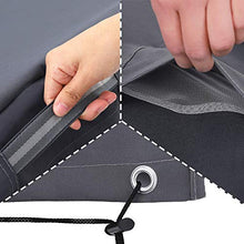 SONGMICS 600D Oxford Copertura per Sedie Impilate, Protezione Impermeabile Antivento e Anti-UV per Sedie da Giardino, GFC95G