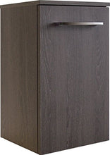 Fackelmann Armadietto da bagno Rondo, con cerniere ammortizzate, dimensioni (L x A x P): ca. 35,5 x 59 x 32 cm, armadio di alta qualità per bagno/porta a sinistra/corpo e frontale: rovere cognac