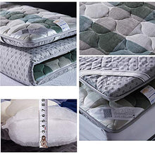 Lovehouse - Coprimaterasso spesso di alta qualità, antiscivolo, tappetino portatile Tatami, in velluto di cristallo, ipoallergenico, 150 x 200 cm, colore: verde